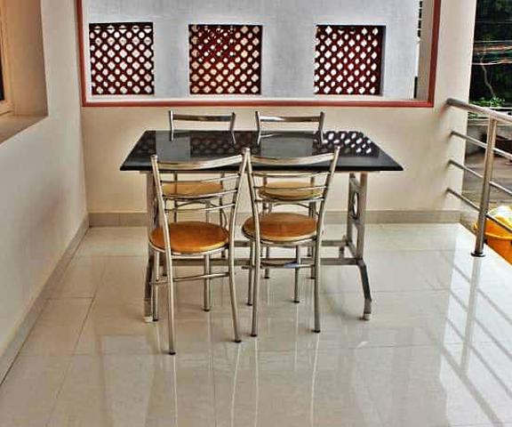 dinning table in balcony